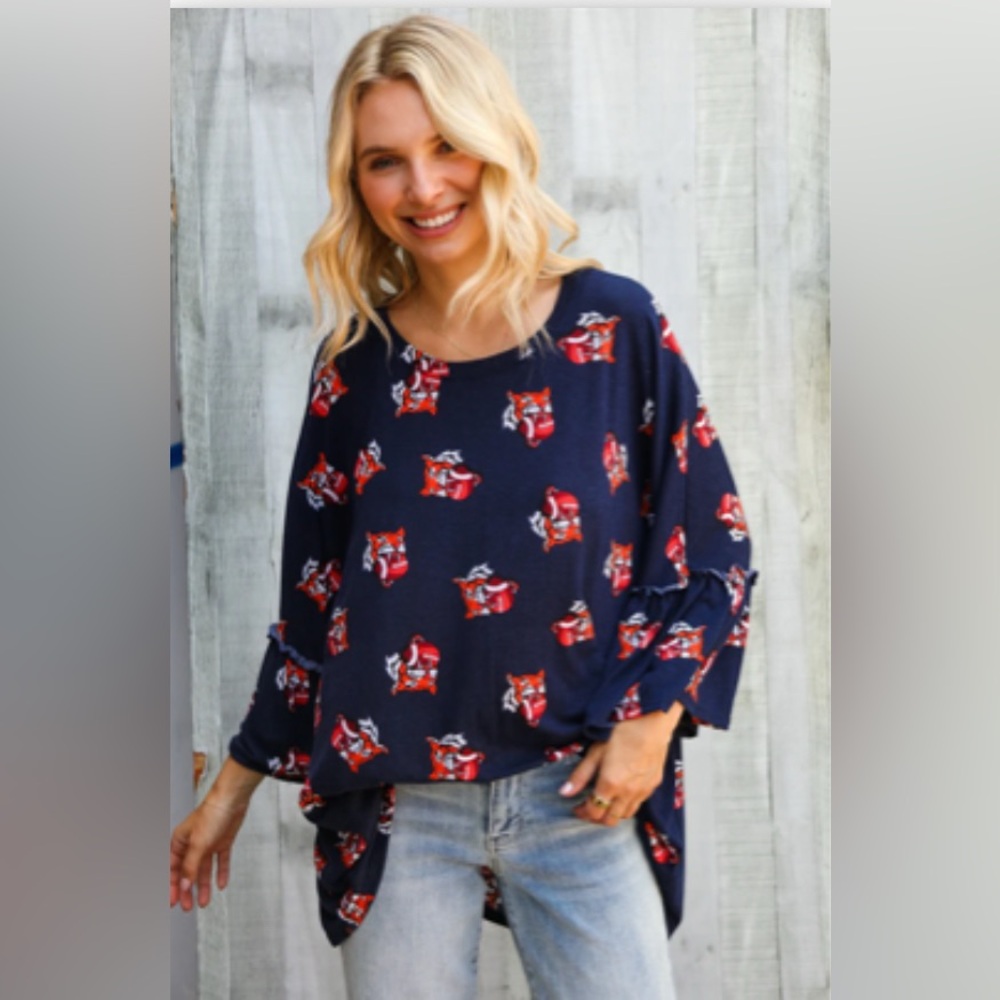 Haptics NAVY FOOTBALL GAMEDAY TOP